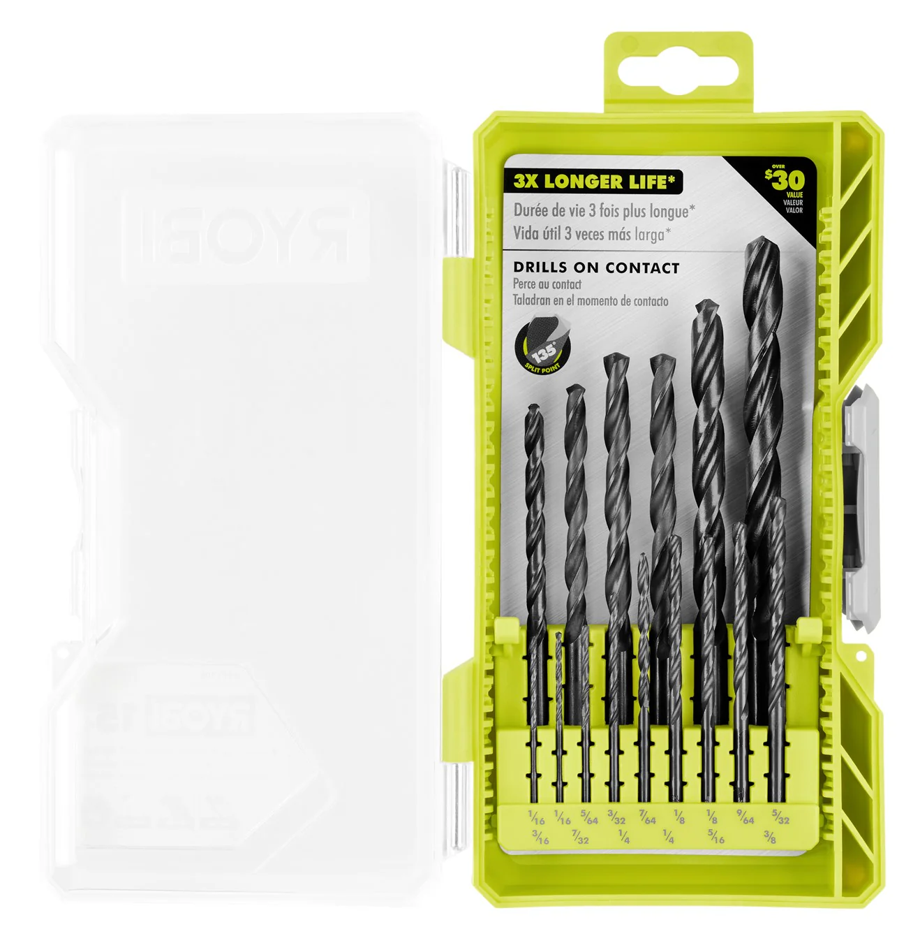 15 PC. ROUND SHANK BLACK OXIDE DRILL BIT SET - Image 2