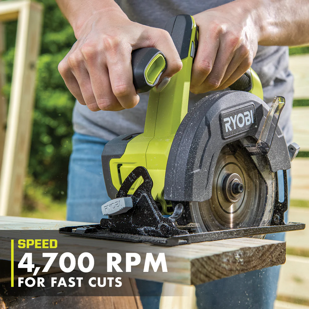 ONE+ 18V Cordless 5-1/2 in. Circular Saw Kit with 4.0 Ah Battery and Charger - Image 7