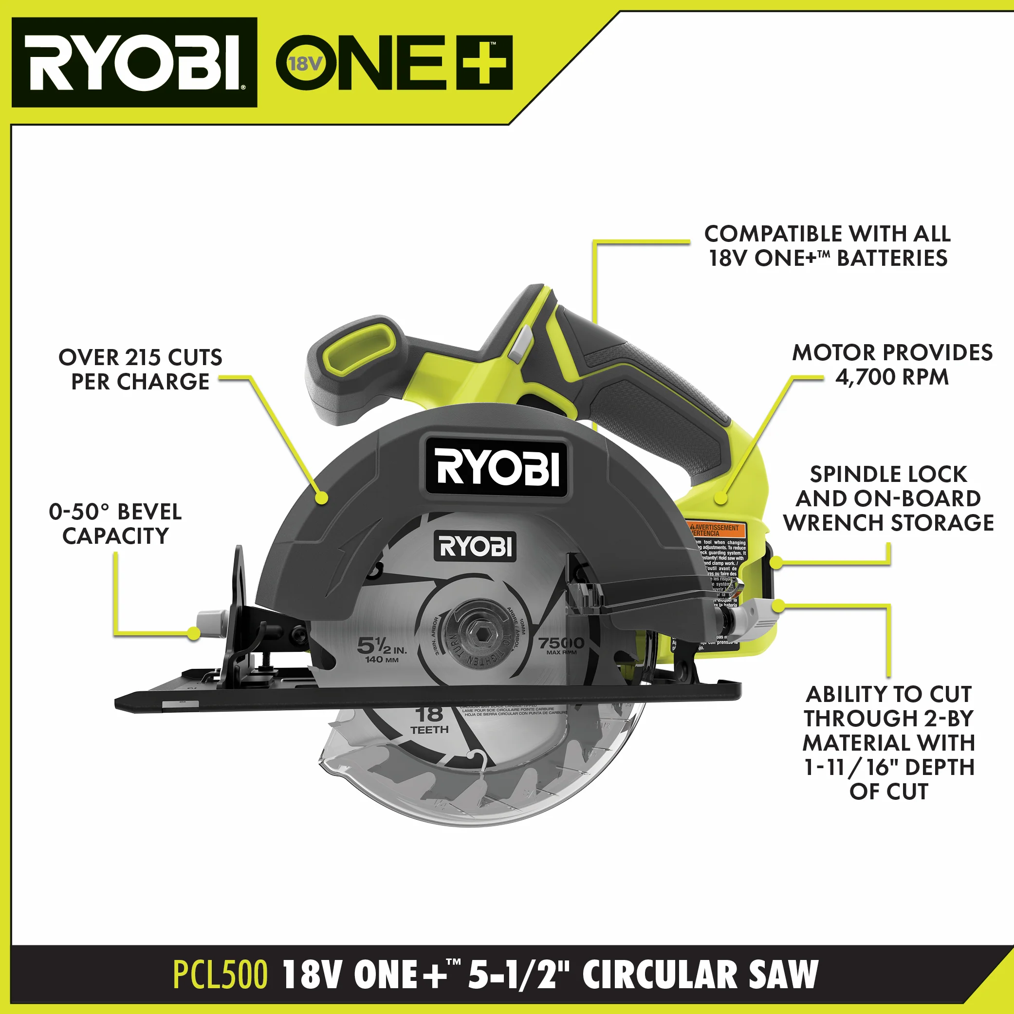 18V ONE+ 5-Tool Combo Kit - Image 9