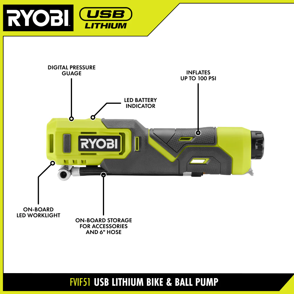 USB LITHIUM BIKE & BALL PUMP KIT - Image 2