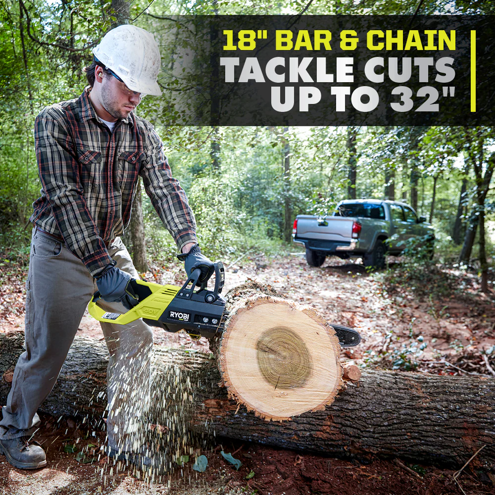 40V HP Brushless 18" Chainsaw - Tool Only - Image 4